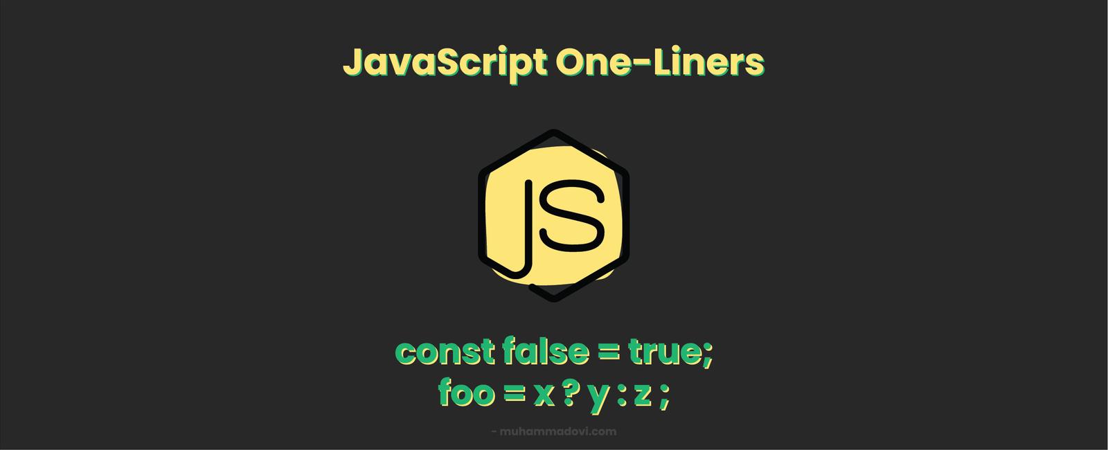 20 JavaScript One-Liners That Will Help You Code Like a Pro